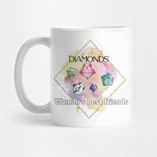 Colored diamond Mug